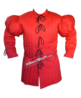 15th Century Gambeson with Padded Shoulders